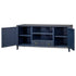 Riley 75" Golden Deep Blue TV Stand Console - WCC Furniture & Mattress Center Lafayette & Lake Charles