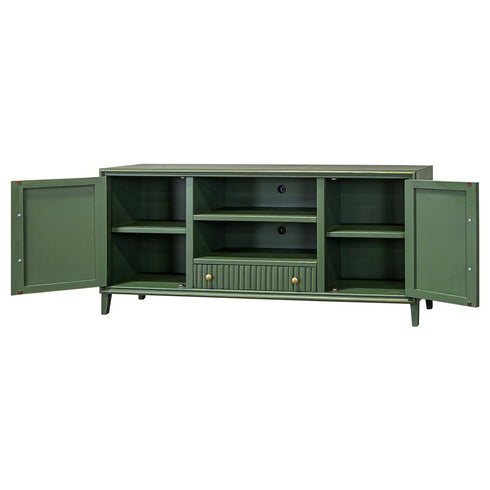 Riley 75" Golden Green TV Stand Console - WCC Furniture & Mattress Center Lafayette & Lake Charles