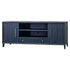 Riley 85" Golden Deep Blue TV Stand Console - WCC Furniture & Mattress Center Lafayette & Lake Charles
