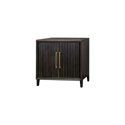 Riley Golden Black Small Console - WCC Furniture & Mattress Center Lafayette & Lake Charles