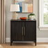 Riley Golden Black Small Console - WCC Furniture & Mattress Center Lafayette & Lake Charles