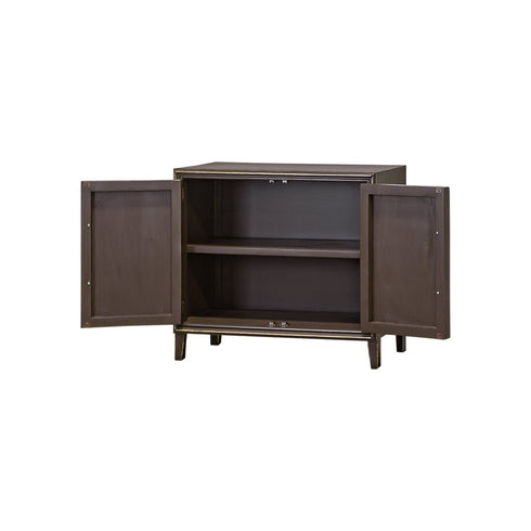 Riley Golden Chocolate Small Console - WCC Furniture & Mattress Center Lafayette & Lake Charles