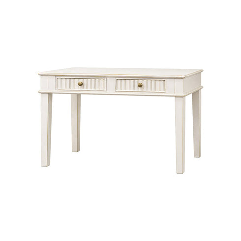 Riley Golden White Desk - WCC Furniture & Mattress Center Lafayette & Lake Charles