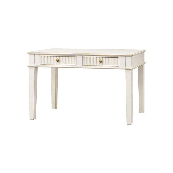 Riley Golden White Desk - WCC Furniture & Mattress Center Lafayette & Lake Charles