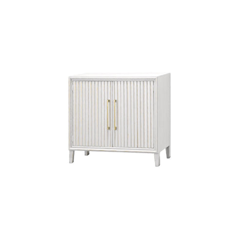 Riley Golden White Small Console - WCC Furniture & Mattress Center Lafayette & Lake Charles