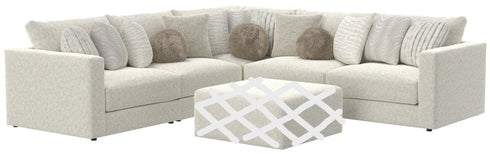 Ritzy Bone L-Shape Sectional - WCC Furniture & Mattress Center Lafayette & Lake Charles