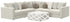 Ritzy Bone L-Shape Sectional - WCC Furniture & Mattress Center Lafayette & Lake Charles