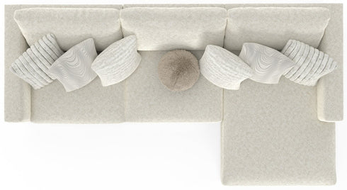 Ritzy Bone RAF Sofa Chaise - WCC Furniture & Mattress Center Lafayette & Lake Charles