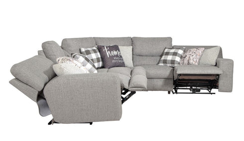 Rockport Power Reclining Sectional - WCC Furniture & Mattress Center Lafayette & Lake Charles