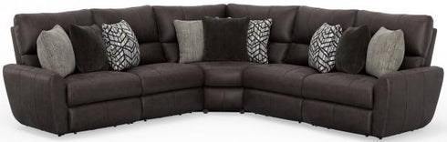 Royster Sable Power Reclining Sectional - WCC Furniture & Mattress Center Lafayette & Lake Charles