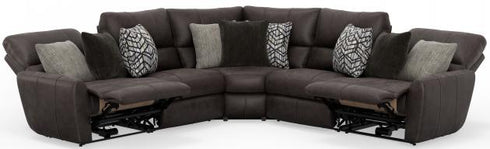 Royster Sable Power Reclining Sectional - WCC Furniture & Mattress Center Lafayette & Lake Charles
