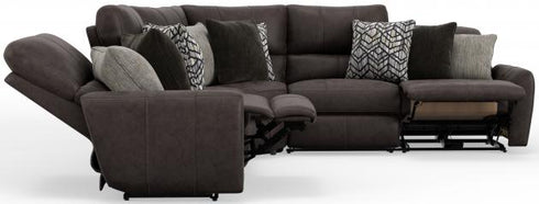 Royster Sable Power Reclining Sectional - WCC Furniture & Mattress Center Lafayette & Lake Charles