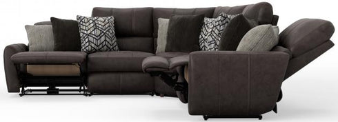 Royster Sable Power Reclining Sectional - WCC Furniture & Mattress Center Lafayette & Lake Charles