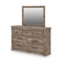 Rusticott Brown Dresser & Mirror - WCC Furniture & Mattress Center Lafayette & Lake Charles