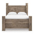 Rusticott Brown Poster Bed, Dresser & Mirror - WCC Furniture & Mattress Center Lafayette & Lake Charles