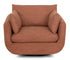 Santina Copper Swivel Accent Chair