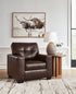 Santorine Dark Brown Chair - WCC Furniture & Mattress Center Lafayette & Lake Charles