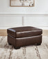 Santorine Dark Brown Ottoman - WCC Furniture & Mattress Center Lafayette & Lake Charles