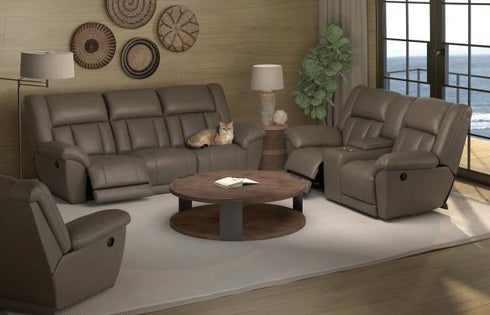 Sentinel Taupe Lay Flat Reclining Sofa & Loveseat - WCC Furniture & Mattress Center Lafayette & Lake Charles