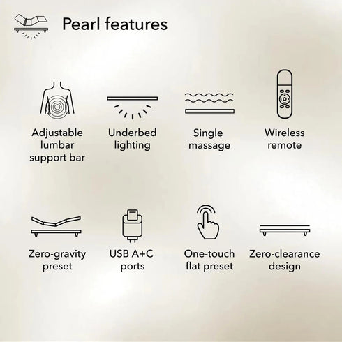 Serta Baselogic Pearl Adjustable Base - WCC Furniture & Mattress Center Lafayette & Lake Charles
