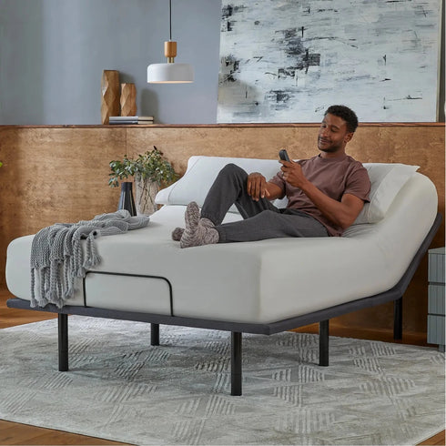 Serta Baselogic Silver Adjustable Base - WCC Furniture & Mattress Center Lafayette & Lake Charles