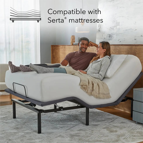 Serta Baselogic Silver Adjustable Base - WCC Furniture & Mattress Center Lafayette & Lake Charles