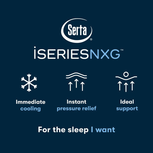 Serta iSeries NXG Mattress 1500 Firm Foam - WCC Furniture & Mattress Center Lafayette & Lake Charles