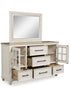 Shaybrock Two Tone Dresser & Mirror - WCC Furniture & Mattress Center Lafayette & Lake Charles