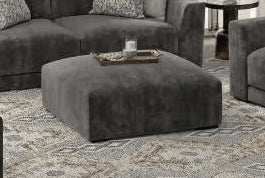 Silas Steel Ottoman - WCC Furniture & Mattress Center Lafayette & Lake Charles
