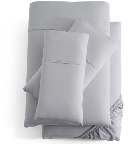 Smooth Bamboo Rayon Ash Sheet Set - WCC Furniture & Mattress Center Lafayette & Lake Charles