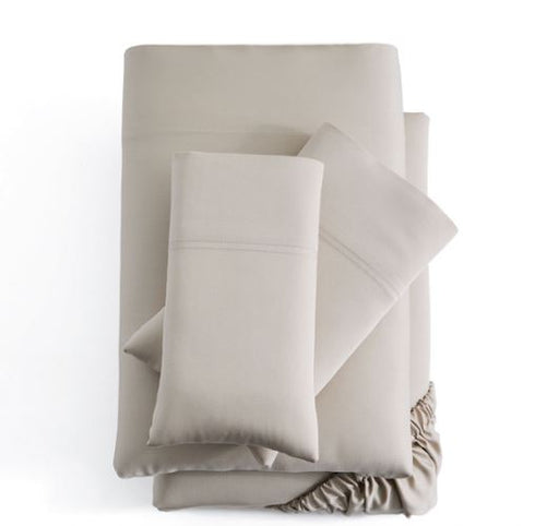 Smooth Bamboo Rayon Driftwood Sheet Set - WCC Furniture & Mattress Center Lafayette & Lake Charles