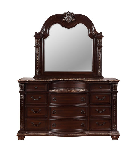 Stanley Cherry Dresser & Mirror - WCC Furniture & Mattress Center Lafayette & Lake Charles