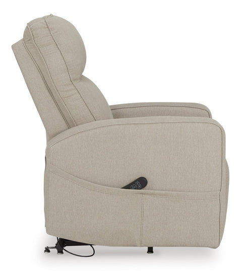 Starganza Smoke Power Lift Recliner - WCC Furniture & Mattress Center Lafayette & Lake Charles