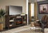 Starmore Brown XL TV Stand w/ Fireplace - WCC Furniture & Mattress Center Lafayette & Lake Charles