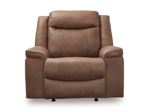 Status Check Caramel Rocker Recliner - WCC Furniture & Mattress Center Lafayette & Lake Charles