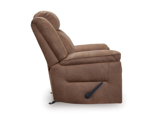 Status Check Caramel Rocker Recliner - WCC Furniture & Mattress Center Lafayette & Lake Charles