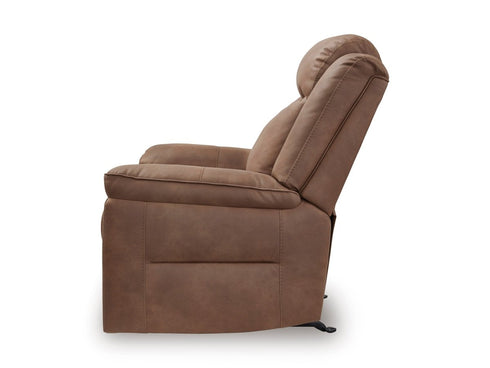 Status Check Caramel Rocker Recliner - WCC Furniture & Mattress Center Lafayette & Lake Charles