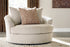 Steelwater Retreat Latte Oversized Swivel Accent Chair - WCC Furniture & Mattress Center Lafayette & Lake Charles
