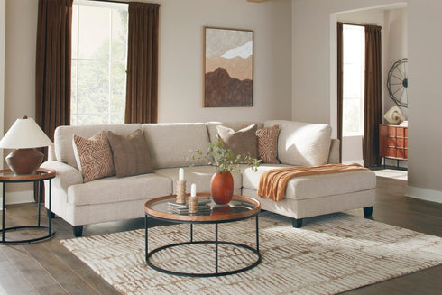 Steelwater Retreat Latte Sectional - WCC Furniture & Mattress Center Lafayette & Lake Charles