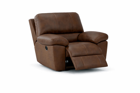 Stetson Walnut Rocker Recliner - WCC Furniture & Mattress Center Lafayette & Lake Charles