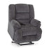 Stockton Badge Charcoal Power Lift Recliner w/ Power Headrest - WCC Furniture & Mattress Center Lafayette & Lake Charles