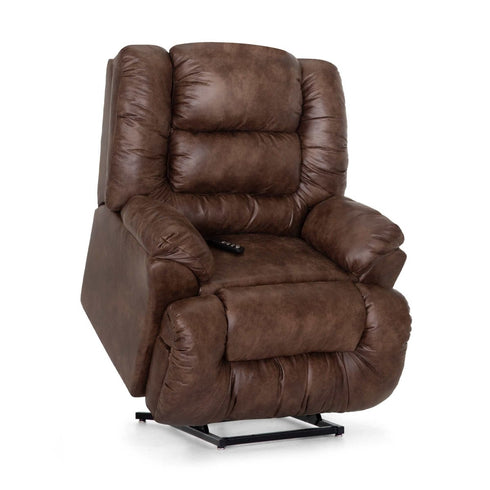 Stockton Cash Tobacco Power Lift Recliner w/ Power Headrest - WCC Furniture & Mattress Center Lafayette & Lake Charles