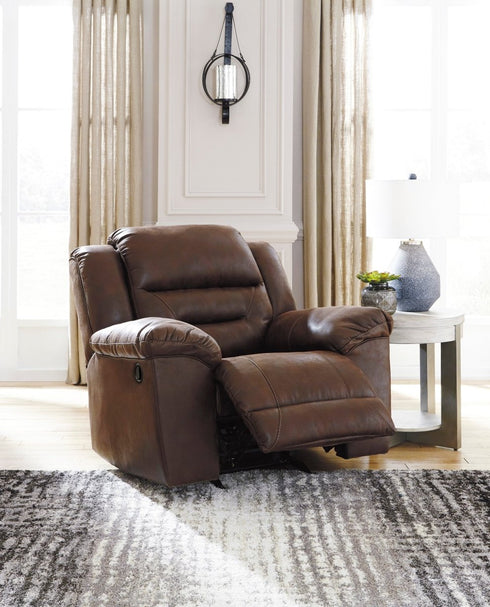 Stoneland Chocolate Power Rocker Recliner - WCC Furniture & Mattress Center Lafayette & Lake Charles