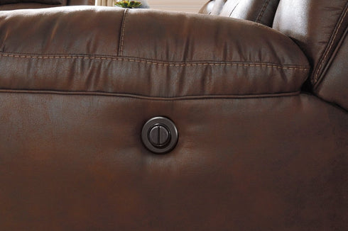 Stoneland Chocolate Rocker Recliner - WCC Furniture & Mattress Center Lafayette & Lake Charles