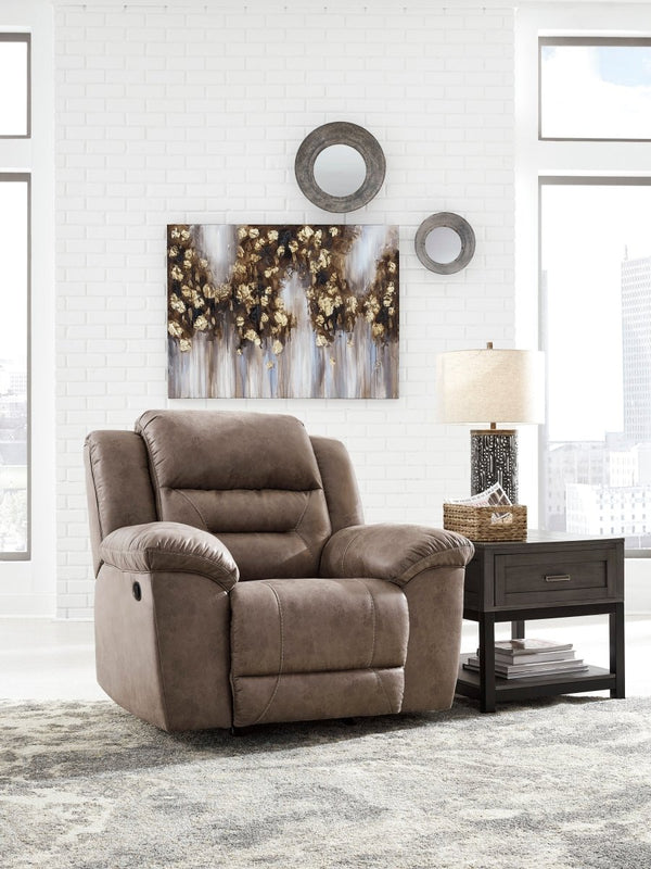 Stoneland Fossil Rocker Recliner - WCC Furniture & Mattress Center Lafayette & Lake Charles