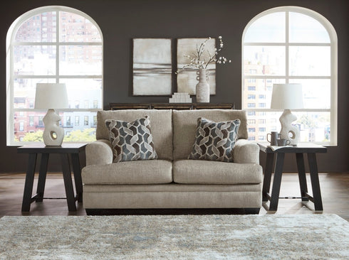 Stonemeade Taupe Loveseat - WCC Furniture & Mattress Center Lafayette & Lake Charles