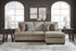 Stonemeade Taupe Sofa Chaise - WCC Furniture & Mattress Center Lafayette & Lake Charles