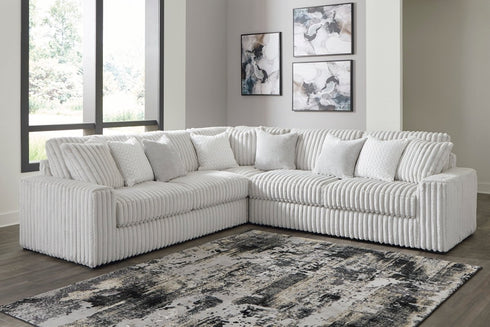 Stupendous Alloy L - Shaped Sectional - WCC Furniture & Mattress Center Lafayette & Lake Charles