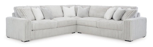 Stupendous Alloy L - Shaped Sectional - WCC Furniture & Mattress Center Lafayette & Lake Charles