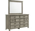 Sullivan Grey Dresser & Mirror - WCC Furniture & Mattress Center Lafayette & Lake Charles